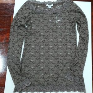 Bar III lace shirt